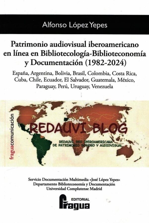 Patrimonio audiovisual iberoamericano en línea en Bibliotecología-Biblioteconomía y Documentación (1982-2024)